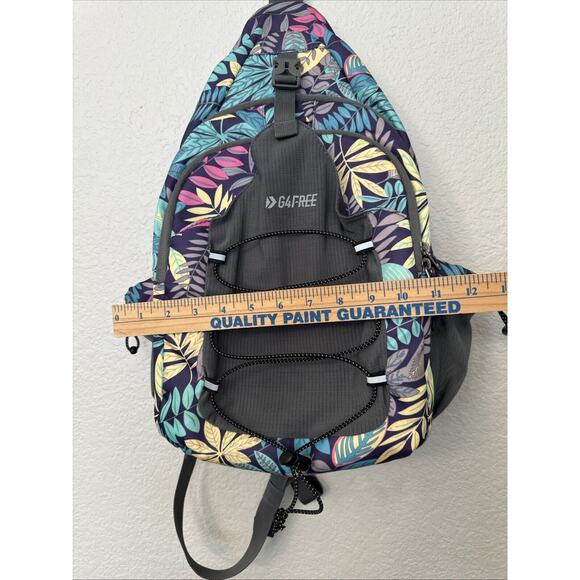 G4FREE Sling Bag Crossbody Backpack Floral Print - Picture 3 of 8
